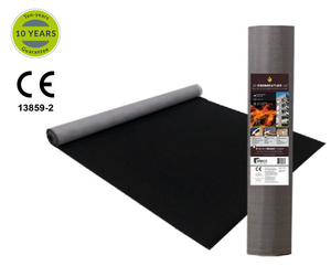 WINCO Firebreather must A2 W2 - Hingav, mittesüttiv membraan, must (1,5m x 50m; 75m2)