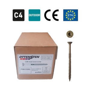 4PRO - Süvistatud peaga kruvid (6,0 x 90-180 mm) (100 tk) C4