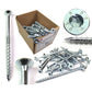 Wood Screws 5 X 50-120mm (TORX 25, Galvanized CR3+ZN, Countersunk Head, 200 pcs., 4PRO)